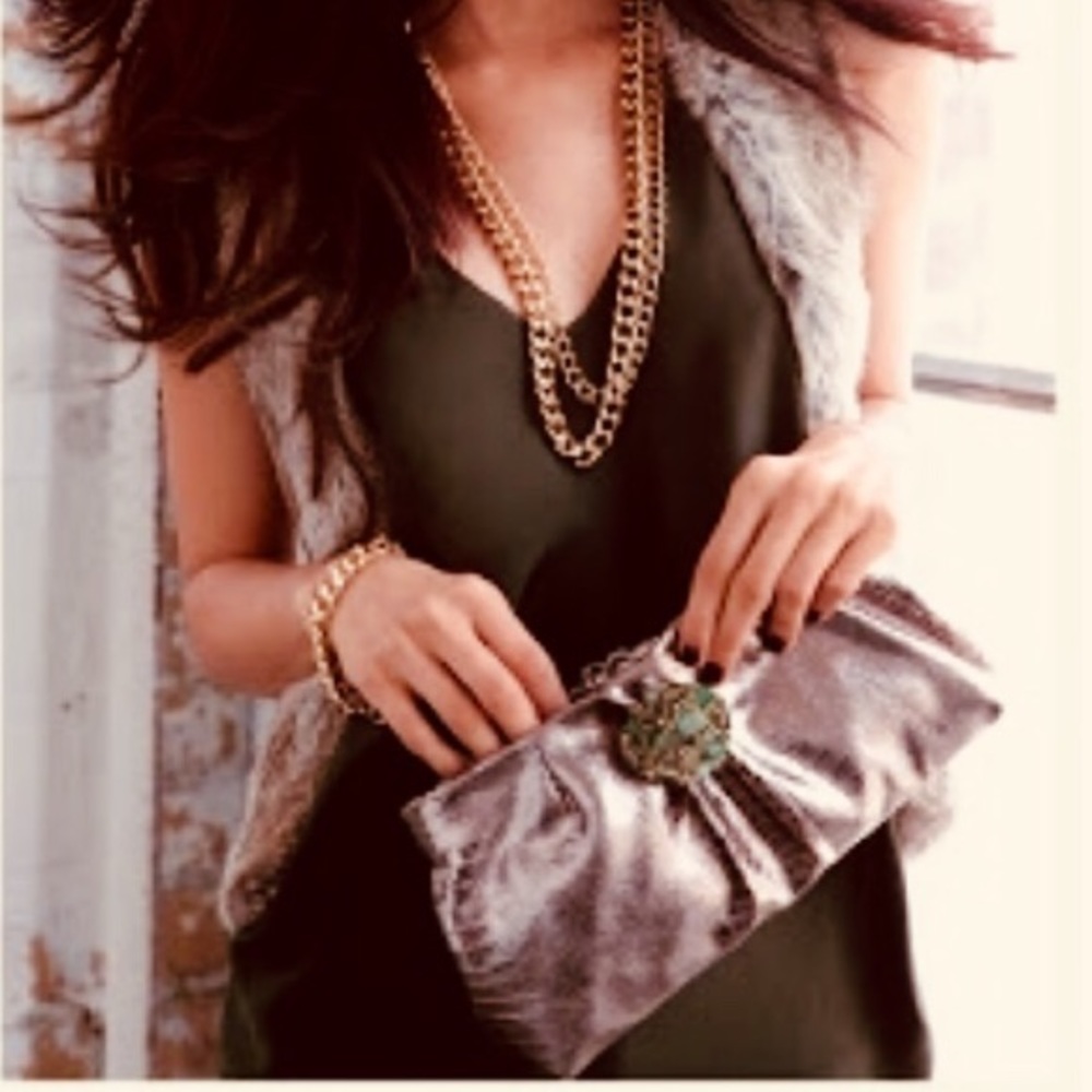 Stella & Dot | La Coco [RetiredLimitedEd] Metallic Clutch - Picture 5 of 10